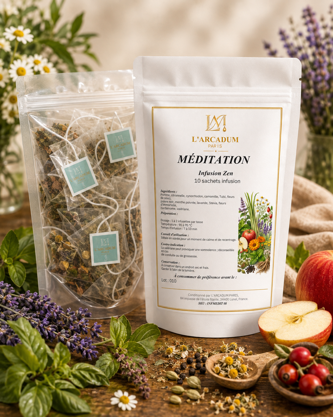 Méditation – vue du produit